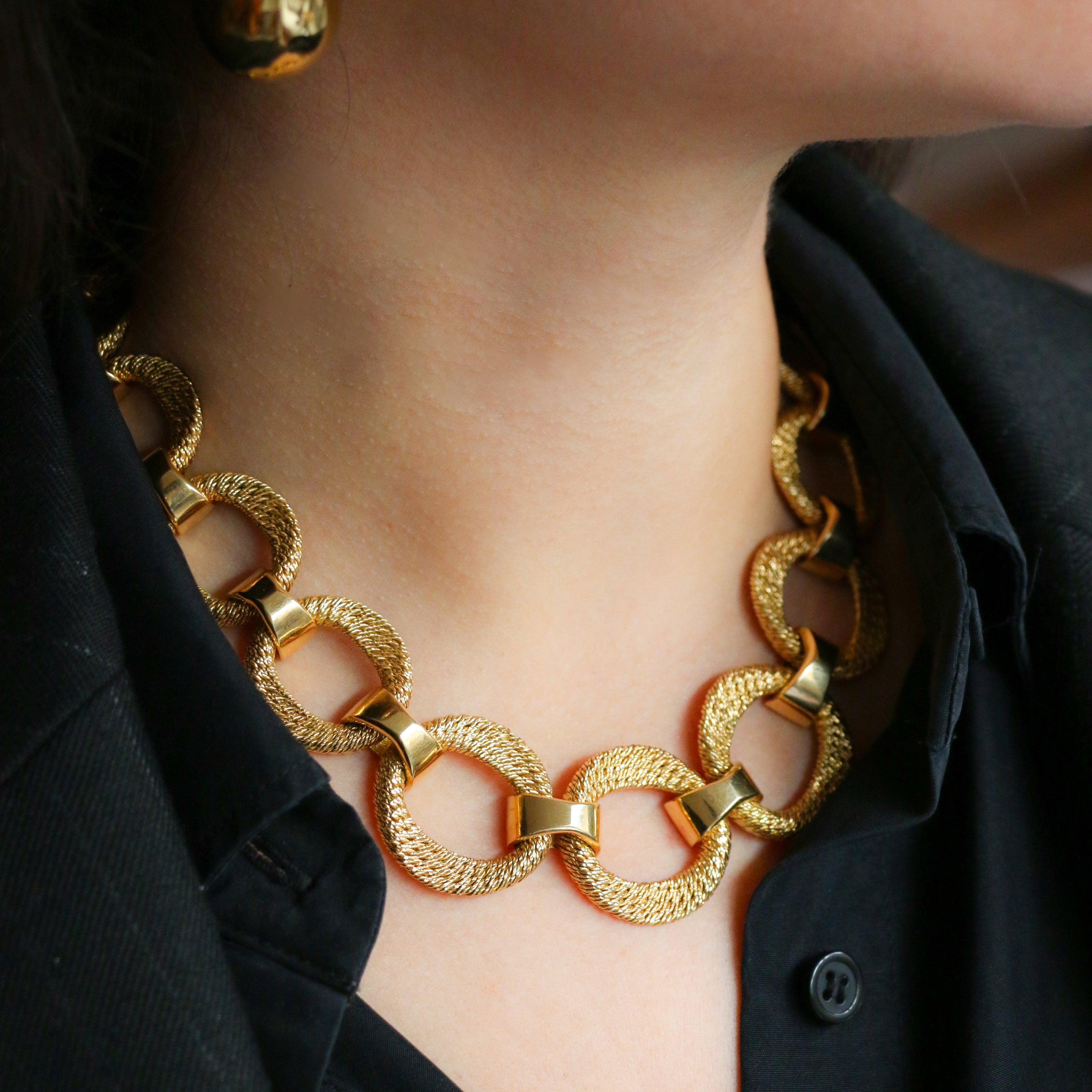 Chaîne or jaune ancienne poinçonnée - Achat bijoux or Saint-Raphaël